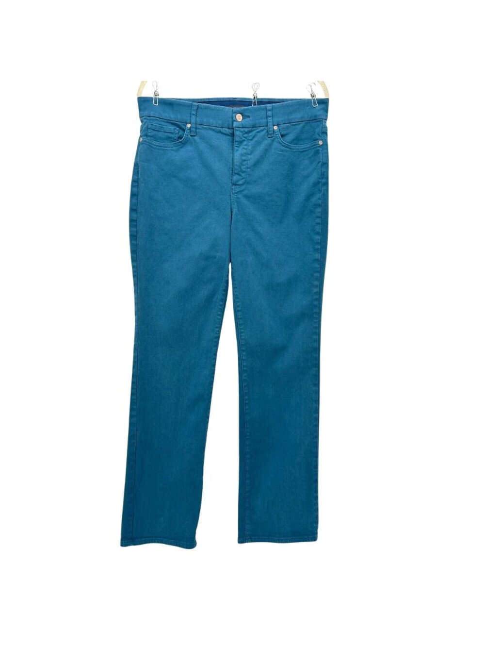 NYDJ Womens Medium Jeans Marilyn Straight Waist Match Lift X Tuck Technology